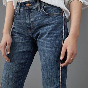Anthropologie Pilcro Side Stripe Boyfriend Jean